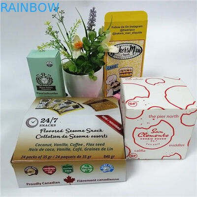 OEM কেক কাগজ বাক্স প্যাকেজিং 350 গ্রাম কাগজ উচ্চ মানের প্যাকিং খাদ্য প্যাকেজিং