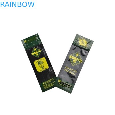 জিপার ব্যাগ সহ সোনার প্রিন্টিং সিগারেট 3 সাইড সিল পাউচ জন্য শেনজেন সরবরাহকারী মিনি স্যাসেটস