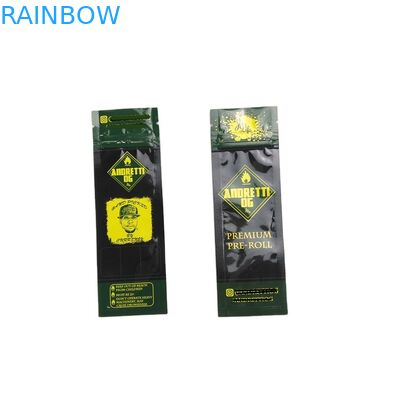 জিপার ব্যাগ সহ সোনার প্রিন্টিং সিগারেট 3 সাইড সিল পাউচ জন্য শেনজেন সরবরাহকারী মিনি স্যাসেটস