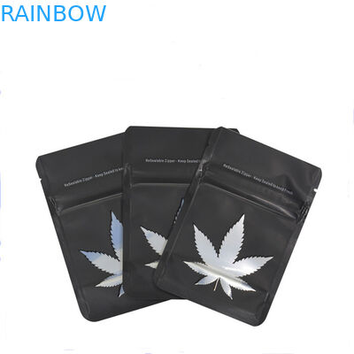 কাস্টম প্রিন্টিং অ্যালুমিনিয়াম ফয়েল শিশু প্রতিরোধী ক্যান্ডি প্যাকেজিং মেলার ব্যাগ ম্যাট সন্ধ্যা প্রুফ চাইল্ডপ্রুফ জিপলক থলি