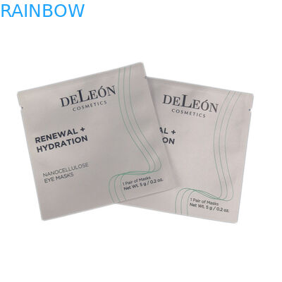 সাদা ছোট ব্যাগ কাস্টম প্রিন্টিং ডিজাইন স্তরিত ফয়েল কসমেটিক প্যাকেজিং পাউচ