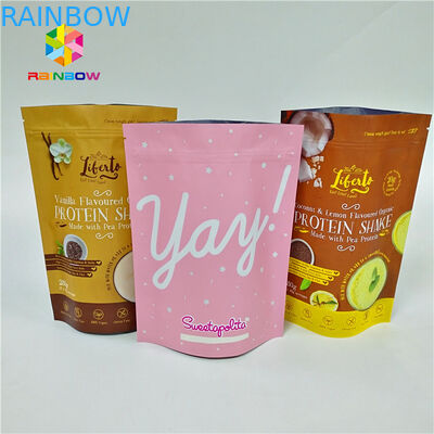 ফয়েল ল্যামিনেশন 1 গ্যালন ভিএমপিইটি মেলার স্ট্যান্ড আপ থলি