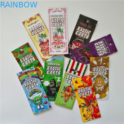 3.5 গ্রাম 1 / 8oz গন্ধযুক্ত প্রুফ ট্যাম্পার স্পষ্টত জিপ লক চাইল্ড প্রতিরোধী প্রস্থান মাইলার ব্যাগ হ্যাম্প ফুল সিবিডি গামি প্যাকেজিংয়ের জন্য