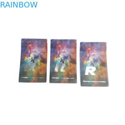 50mg 70mg 125mg চাইল্ড প্রুফ ছোট ম্যালার ব্যাগ কাস্টমাইজড গন্ধযুক্ত প্রুফ ম্যাট ক্যান্ডি জিপলক প্লাস্টিকের খাবার গিমি স্লিভার ব্যাগ