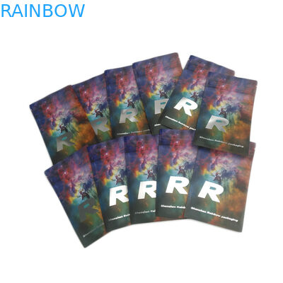 50mg 70mg 125mg চাইল্ড প্রুফ ছোট ম্যালার ব্যাগ কাস্টমাইজড গন্ধযুক্ত প্রুফ ম্যাট ক্যান্ডি জিপলক প্লাস্টিকের খাবার গিমি স্লিভার ব্যাগ