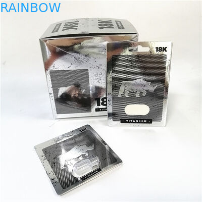 প্রচার হট সেল মেল ক্যাপসুল এনহান্সমেন্ট পিলস প্যাকেজিং কার্ড বক্স মুদ্রণ গোলাপী ভগকাট পেপার কার্ড