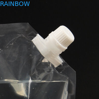 কাস্টমাইজড হট বেচাকেনা 50 মিলি / 250 মিলি ট্রান্সপারেন্ট এনার্জি লিকুইড স্টাউট স্টাউট স্টাউট ড্রাউট ড্রিংক পাউচ সহ স্পাউট প্যাকেজিং