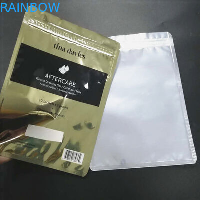 গ্র্যাভর মুদ্রণ 150 মিমি ভিএমপিইটি অ্যালুমিনিয়াম ফয়েল কসমেটিক ব্যাগ