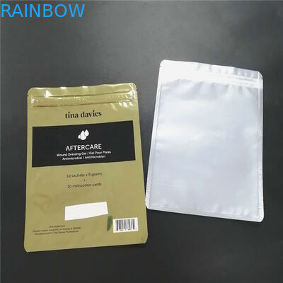 গ্র্যাভর মুদ্রণ 150 মিমি ভিএমপিইটি অ্যালুমিনিয়াম ফয়েল কসমেটিক ব্যাগ