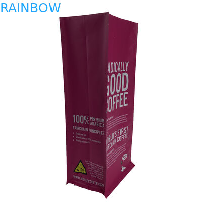 কাস্টম উচ্চ কোয়ানালিটি গোলাপী জলরোধী ডিজিটাল প্রিন্টিং প্লাস্টিক জিপ লক ব্যাগ পাউচ বাদাম কফির জন্য ফ্ল্যাট নীচে স্ট্যান্ড আপ করুন