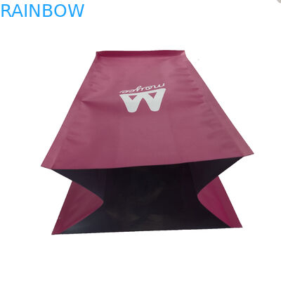 কাস্টম উচ্চ কোয়ানালিটি গোলাপী জলরোধী ডিজিটাল প্রিন্টিং প্লাস্টিক জিপ লক ব্যাগ পাউচ বাদাম কফির জন্য ফ্ল্যাট নীচে স্ট্যান্ড আপ করুন