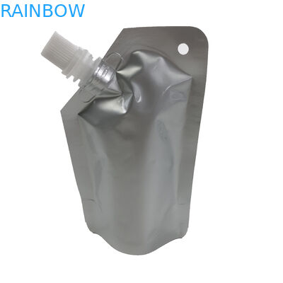 কাস্টমাইজড উচ্চমানের মুদ্রিত থলি স্ট্যান্ডিং আপ স্পাউট পাউচ অ্যালুমিনিয়াম ফয়েল প্যাকেজিং ব্যাগের সাথে শিশুর খাবারের জন্য জিপার সহ