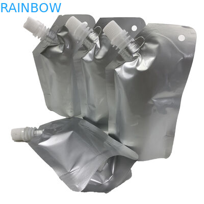 কাস্টমাইজড উচ্চমানের মুদ্রিত থলি স্ট্যান্ডিং আপ স্পাউট পাউচ অ্যালুমিনিয়াম ফয়েল প্যাকেজিং ব্যাগের সাথে শিশুর খাবারের জন্য জিপার সহ