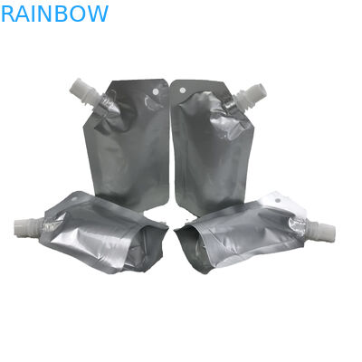 কাস্টমাইজড উচ্চমানের মুদ্রিত থলি স্ট্যান্ডিং আপ স্পাউট পাউচ অ্যালুমিনিয়াম ফয়েল প্যাকেজিং ব্যাগের সাথে শিশুর খাবারের জন্য জিপার সহ