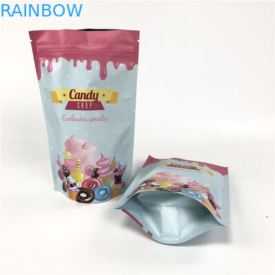 বাদাম স্পাইসের জন্য 100 মাইক্রন মাইলার জিপলক অ্যালুমিনিয়াম ফয়েল ব্যাগ