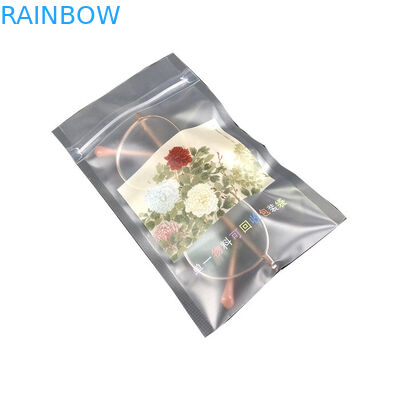 দুটি সাইড সিল ফোল্ড ওভার বটম পাউচ হোলস কাস্টম ডেকোরেশন প্যাকেজিং ব্যাগ পুনর্ব্যবহারযোগ্য পরিষ্কার প্লাস্টিক ব্যাগ