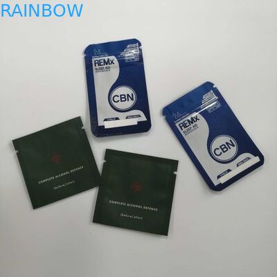 ওজন স্বাস্থ্য হ্রাস পিল প্যাকেজিং গন্ধ প্রুফ অ্যালুমিনিয়াম ফয়েল বীজ গুঁড়া নমুনা জন্য চা ব্যাগ