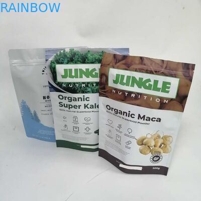 ফুড গ্রেড কাস্টম প্লাস্টিকের সিলার শুকনো খাবারের কাস্টম মশলা প্যাকেজিংয়ের জন্য দাঁড়ান