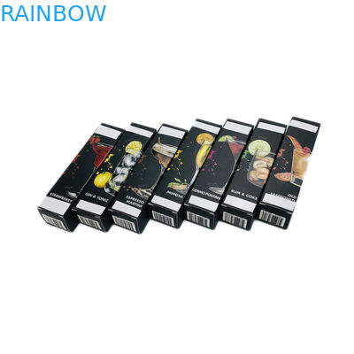 সুগন্ধি / সিবিডি তেল প্যাকেজিংয়ের জন্য কালো ম্যাট ইউভি প্রিন্টিং কাস্টম পেপার বক্স