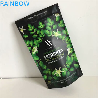 চীন সরবরাহকারী কাস্টম ডিজাইন প্রিন্টিং পুনঃসারণযোগ্য অ্যালুমিনিয়াম ফয়েল খাবার প্যাকেজিংয়ের জন্য জিপার সহ স্টিচ পেচগুলি