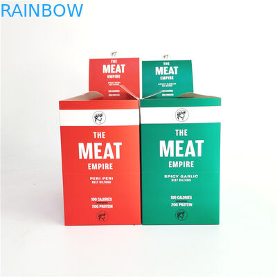 গরুর মাংস বিল্টংয়ের জন্য অফসেট প্রিন্টিং টিয়ার অফ পেপার বক্স