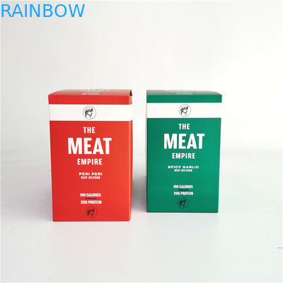 গরুর মাংস বিল্টংয়ের জন্য অফসেট প্রিন্টিং টিয়ার অফ পেপার বক্স