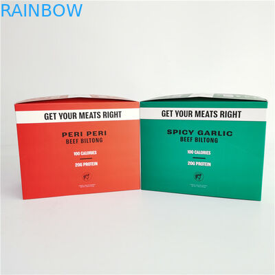 গরুর মাংস বিল্টংয়ের জন্য অফসেট প্রিন্টিং টিয়ার অফ পেপার বক্স