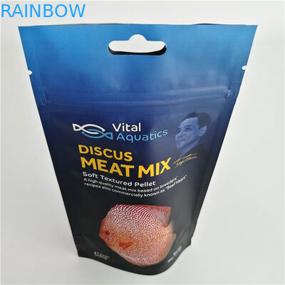 কাস্টমাইজড লোগো খাদ্য প্যাকেজিং পাউচ প্লাস্টিকের মাংস প্যাকেজিংয়ে দাঁড়ান