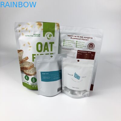 মিনি পরিমাণে ডিজিটাল প্রিন্টিং কুকি স্ন্যাক জারকি গরুর মাংস প্যাকেজিং পরিষ্কার উইন্ডো সহ জিপার ব্যাগ স্ট্যান্ড আপ