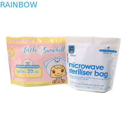 বিপিএ ফ্রি হাই স্ট্যান্ডার্ড স্টেরিল স্ট্যান্ড আপ প্লাস্টিকের শিশুর খাবারের স্টোরেজ থলি ব্যাগ স্তন্যপান করানো স্তনবৃন্ত জীবাণুমুক্ত ব্যাগ