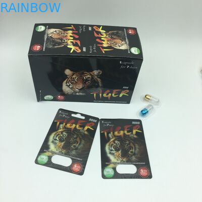 সেক্সুয়াল পাওয়ার ক্যাপসুল প্যাকেজিং সিএমওয়াই 350 জি 3 ডি ফোস্কা কার্ড