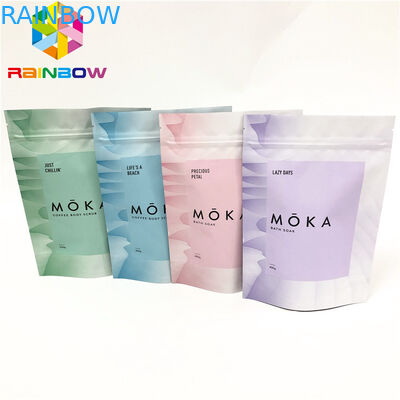 ম্যাট ফিনিশিং গ্র্যাভনরে প্রিন্টিং 5x7 '' জিপলক প্যাকেজিং ব্যাগ