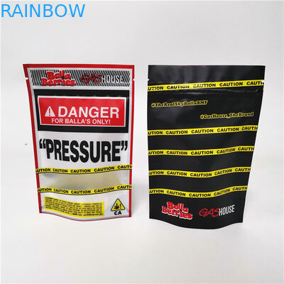 3.5 জি 7 জি 14 জি 28 জি রন্টজ ব্যাগ স্ট্যান্ড আপ জিপলক পাউচ আগাছা কুকি ক্যান্ডি সিবিডি ব্যাগ