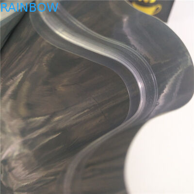 রিসেসেবল জিপার 250 জি 500 জি 80 জিএস পিএমএস কালার ক্রাফ্ট পেপার ব্যাগ