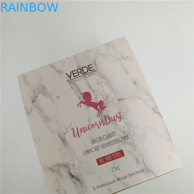 5 এমএল 30 এমএল হেয়ার মাস্ক প্যাকেজিং ব্যাগ মিনি আই ক্রিম পাউচ স্কিনকেয়ার স্যাম্পেল Sachet পেপার ডিসপ্লে বক্স সহ