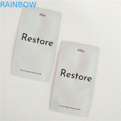 থ্রি সাইড সিল এমওপিপি মাইলার ফয়েল কসমেটিক প্যাকেজিং ব্যাগ