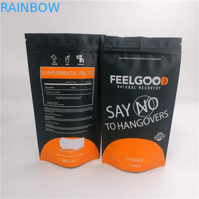 স্নাক মাইলার 120 মিমি জিপার স্ট্যান্ডিং পাউচ 20 * 15 * 8 সেমি খাবারের জন্য