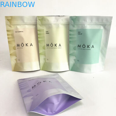 8 ওস কাস্টম মুদ্রিত স্ট্যান্ড আপ অ্যালুমিনিয়াম ফয়েল ব্যাগ স্নান সল্ট প্যাকেজিং ব্যাগ