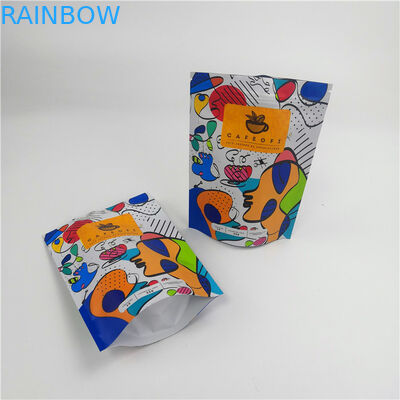 স্ন্যাক ফুড প্যাকেজিং ব্যাগ / বাদাম প্যাকেজিং ব্যাগ / প্লাস্টিকের কফি চকোলেট দুধ গুঁড়ো জিপার স্ট্যান্ড আপ থলি