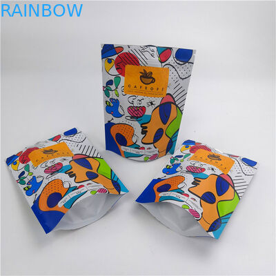 স্ন্যাক ফুড প্যাকেজিং ব্যাগ / বাদাম প্যাকেজিং ব্যাগ / প্লাস্টিকের কফি চকোলেট দুধ গুঁড়ো জিপার স্ট্যান্ড আপ থলি