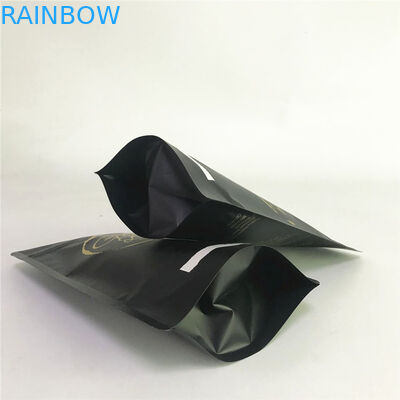 ময়েশ্চার প্রুফ এমওপিপি ভিএমপিইটি প্লাস্টিক স্ট্যান্ড আপ থলি থ্রি কফির জন্য