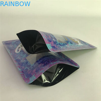 সাফ ফ্রন্ট মেলার ব্যাগ গ্র্যাভর প্রিন্টিং প্লাস্টিকের পাউচ প্যাকেজিং