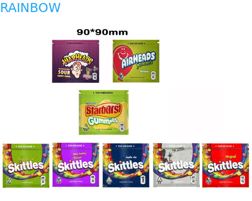 সাফ উইন্ডো সহ 3.5 জি 7 জি সিবিডি ভেষজ ধূপ প্যাকেজিং পাউচ