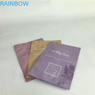 এসজিএস স্তরিত ওপিপি বাথ সল্টের জন্য ফয়েল ব্যাগটি স্ট্যান্ড আপ করুন