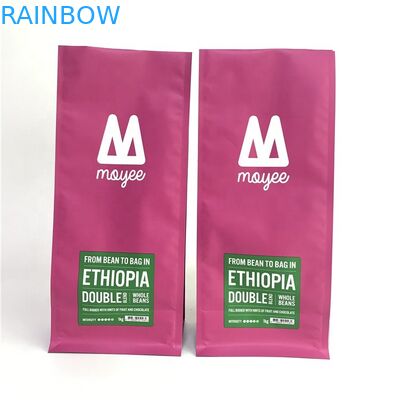 অ্যালুমিনিয়াম ফয়েল ভিএমপিইটি বিপিএ ফ্রি সাইড গাসেট ব্যাগ 400 এমএল ভালভ