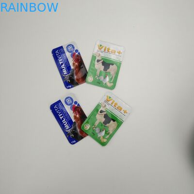 কাস্টম প্রিন্টড রিসেইলেবল মাইলার প্লাস্টিকের মুরগি খাওয়ানোর খাবার প্যাকেজিং ব্যাগগুলি খাবারের গ্রেড ভ্যাকুয়াম সিলার ব্যাগ গরুর জন্য