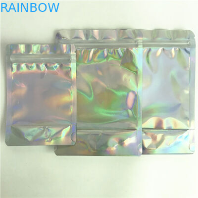 হলোগ্রাফিক ব্যাগস প্রসাধনী প্যাকেজিং ব্যাগ গহনা এবং কানের দুলের জন্য কাস্টমাইজড ব্যাগ