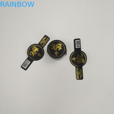 বোতলগুলির জন্য VMPET 60x60mm 20 মাইক্রন হলোগ্রাফিক ফিল্ম লেবেল Lab