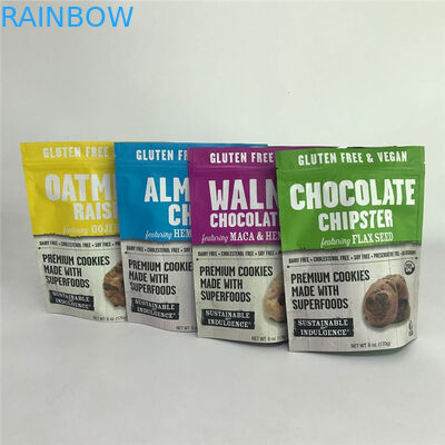 ডিজিটাল মুদ্রণ পুনর্নবীকরণযোগ্য ম্যাট অ্যালুমিনিয়াম ফয়েল স্ট্যান্ড আপ ব্যাগ খাদ্য প্যাকেজিং ব্যাগ