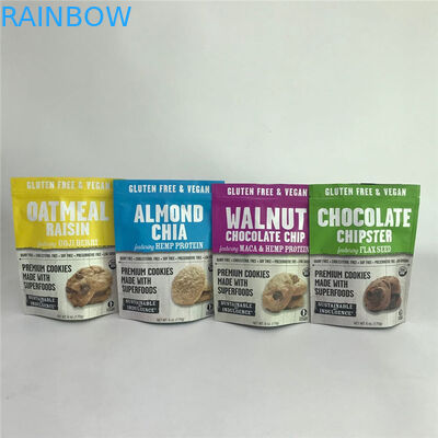 ডিজিটাল মুদ্রণ পুনর্নবীকরণযোগ্য ম্যাট অ্যালুমিনিয়াম ফয়েল স্ট্যান্ড আপ ব্যাগ খাদ্য প্যাকেজিং ব্যাগ